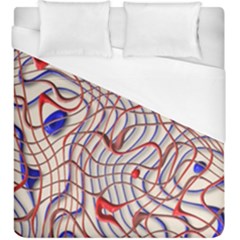 Ribbon Chaos 2 Red Blue Duvet Cover Single Side (kingsize)