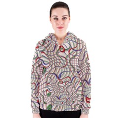 Ribbon Chaos 2 Women s Zipper Hoodies