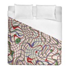 Ribbon Chaos 2 Duvet Cover Single Side (twin Size)