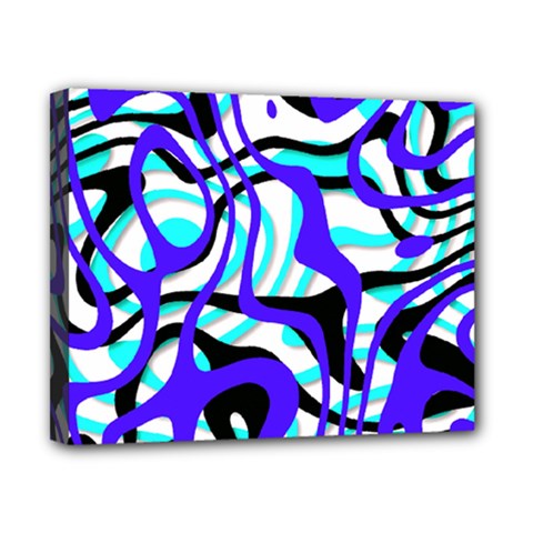 Ribbon Chaos Ocean Canvas 10  X 8 