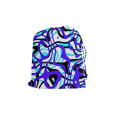 Ribbon Chaos Ocean Drawstring Pouches (medium) 