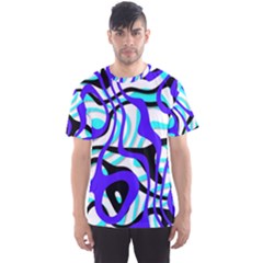 Ribbon Chaos Ocean Men s Sport Mesh Tees