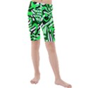 Ribbon Chaos Green Kid s swimwear View1