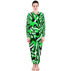 Ribbon Chaos Green Onepiece Jumpsuit (ladies)  by ImpressiveMoments