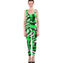 Ribbon Chaos Green OnePiece Catsuits View1