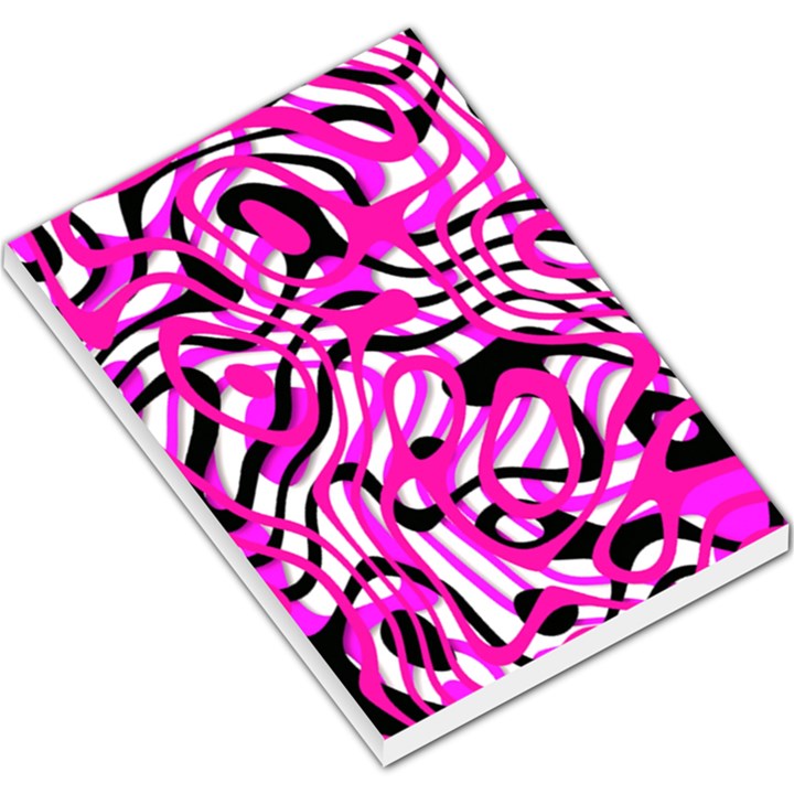 Ribbon Chaos Pink Large Memo Pads