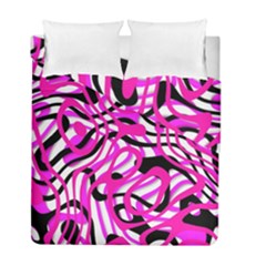 Ribbon Chaos Pink Duvet Cover (twin Size)