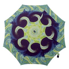 Abstract Ocean Waves Hook Handle Umbrellas (medium)