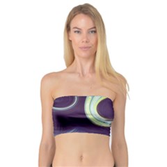 Abstract Ocean Waves Women s Bandeau Tops