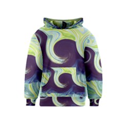 Abstract Ocean Waves Kid s Pullover Hoodies