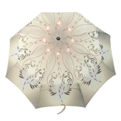 Music, Piano With Clef On Soft Background Folding Umbrellas