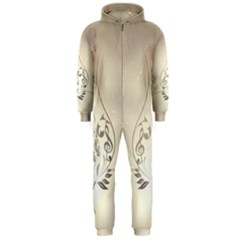 Music, Piano With Clef On Soft Background Hooded Jumpsuit (men) 