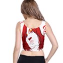 Women face with clef Crop Top View3