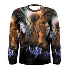 Wonderful Horses In The Universe Men s Long Sleeve T-shirts