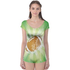 American Football  Short Sleeve Leotard