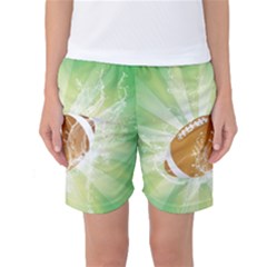 American Football  Women s Basketball Shorts by FantasyWorld7