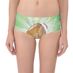 American Football  Mid-waist Bikini Bottoms