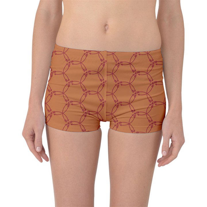 Arrow Pattern Reversible Boyleg Bikini Bottoms