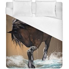 Beautiful Horse With Water Splash Duvet Cover Single Side (double Size)