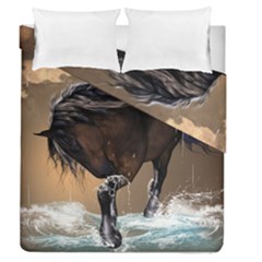 Beautiful Horse With Water Splash Duvet Cover (full/queen Size)