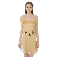 Kawaii Cat Satin Night Slip by KawaiiKawaii