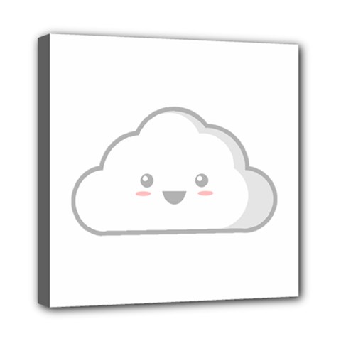 Kawaii Cloud Mini Canvas 8  X 8  by KawaiiKawaii