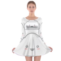 Kawaii Cloud Long Sleeve Skater Dress by KawaiiKawaii