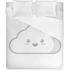 Kawaii Cloud Duvet Cover Single Side (double Size)