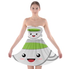 Kawaii Cup Strapless Bra Top Dress