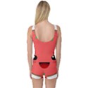 Kawaii Tomato Women s Boyleg One Piece Swimsuits View2