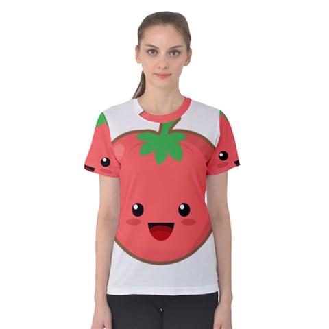 Kawaii Tomato Women s Cotton Tees by KawaiiKawaii