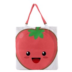 Kawaii Tomato Grocery Tote Bags