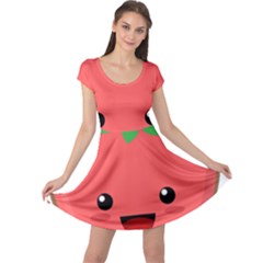 Kawaii Tomato Cap Sleeve Dresses by KawaiiKawaii