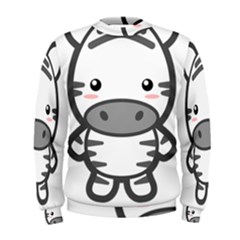 Kawaii Zebra Men s Sweatshirts by KawaiiKawaii