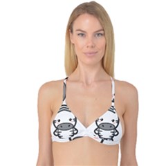 Kawaii Zebra Reversible Tri Bikini Tops by KawaiiKawaii