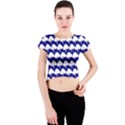 Tree Illustration Gifts Crew Neck Crop Top View1