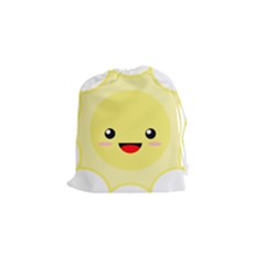 Kawaii Sun Drawstring Pouches (small)  by KawaiiKawaii