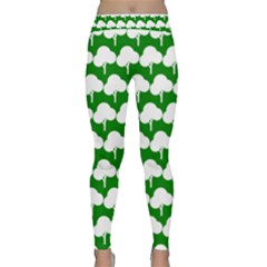 Tree Illustration Gifts Yoga Leggings by GardenOfOphir