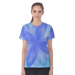 Abstract Lotus Flower 1 Women s Cotton Tees