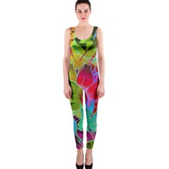 Floral Abstract 1 Onepiece Catsuits by MedusArt