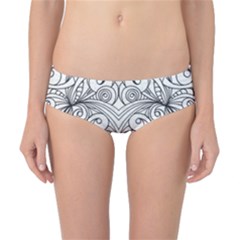 Drawing Floral Doodle 1 Classic Bikini Bottoms by MedusArt