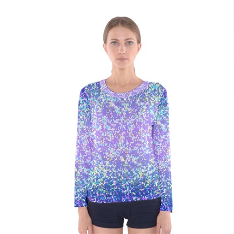 Glitter 2 Women s Long Sleeve T-shirts by MedusArt