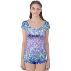 Glitter 2 Short Sleeve Leotard