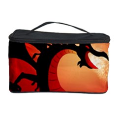 Funny, Cute Dragon With Fire Cosmetic Storage Cases by FantasyWorld7