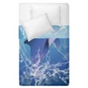 Cute Dolphin Jumping By A Circle Amde Of Water Duvet Cover (Single Size) View2