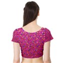 Polka Dot Sparkley Jewels 1 Short Sleeve Crop Top View2