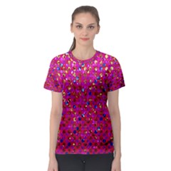 Polka Dot Sparkley Jewels 1 Women s Sport Mesh Tees