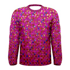 Polka Dot Sparkley Jewels 1 Men s Long Sleeve T-shirts by MedusArt