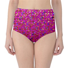 Polka Dot Sparkley Jewels 1 High-waist Bikini Bottoms by MedusArt