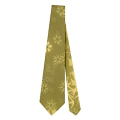 Snow Stars Golden Neckties (two Side)  by ImpressiveMoments